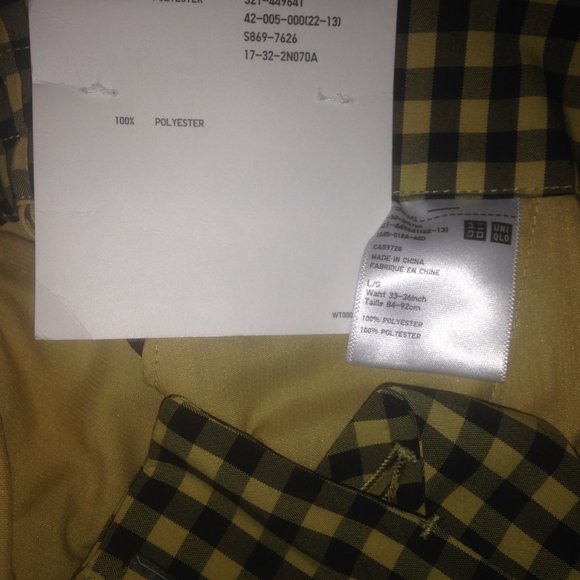 Marni x Uniqlo summer 2022 wide fit pleated trousers L sold out. - Picture 4 of 4